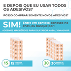 Dilatador Nasal Magnético Premier Original - Kit Econômico com 30 pares