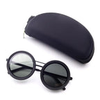 Polarized Fishing Sunglasses ND2-400 Adjustable Dimming Vintage Punk Sunglasses with Round Lenses Fishing Gift with Hard Case