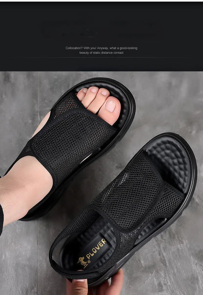 Sandália Unissex Casual - Conforto para pés inchados