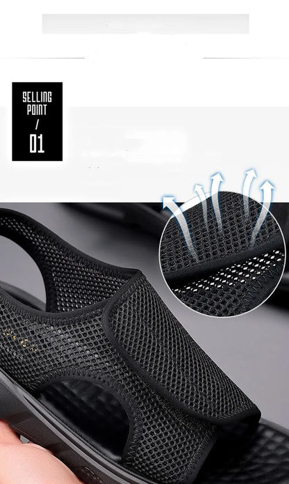 Sandália Unissex Casual - Conforto para pés inchados