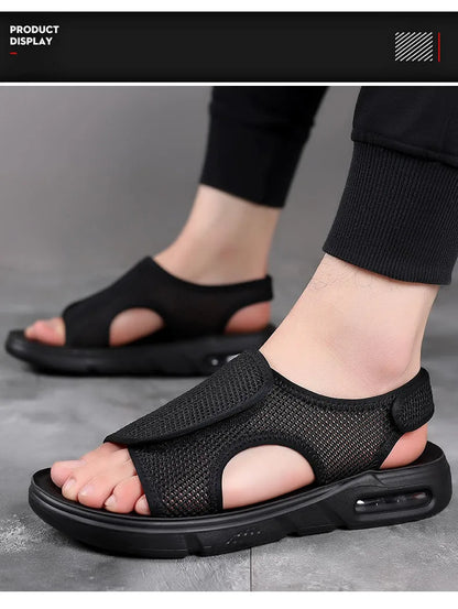 Sandália Unissex Casual - Conforto para pés inchados