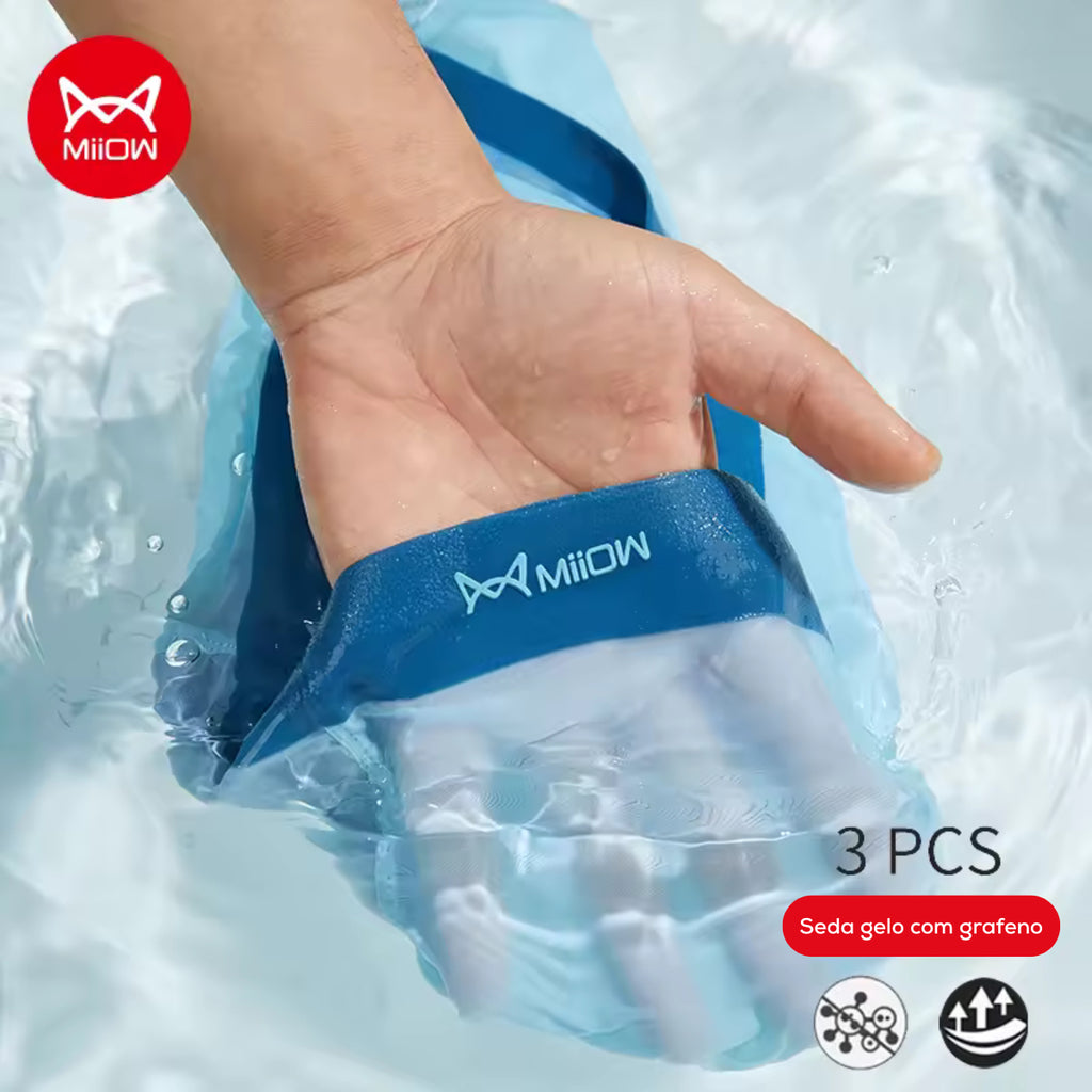 Kit 3 Cuecas Brancas Seda Gelo Elastano Anti Odor Anti Bacteriana