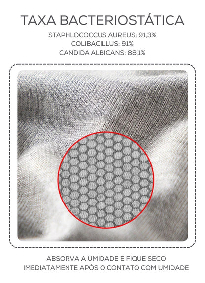 Kit 3 Cuecas Seda Gelo Elastano Anti Odor Anti Bacteriana