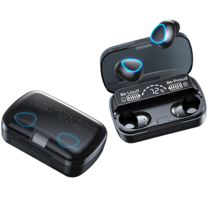 Fone de Ouvido TWS M10 À Prova D'água Bateria 3500mah Bluetooth 5.1